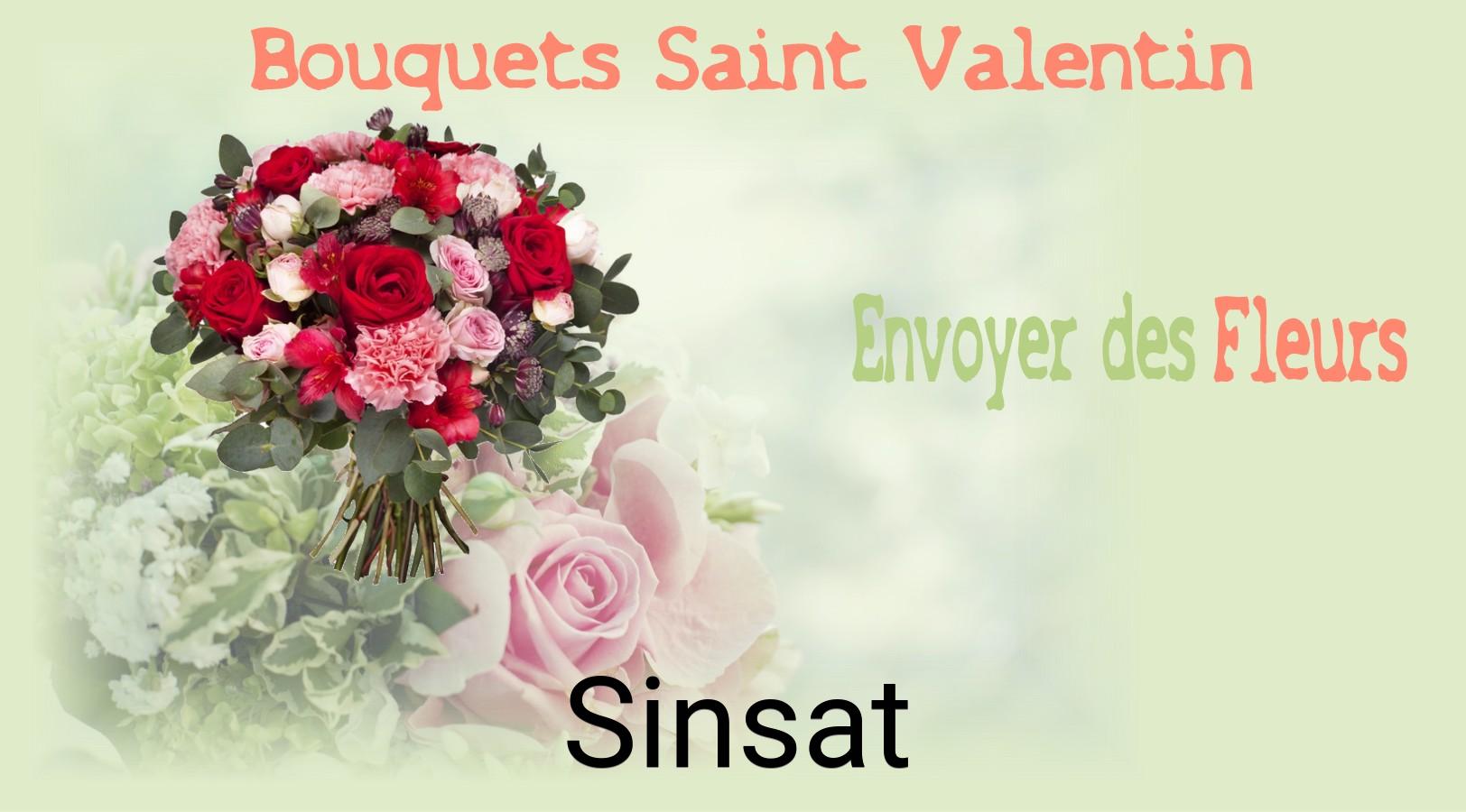 Roses de Saint-Valentin livrées à Sinsat